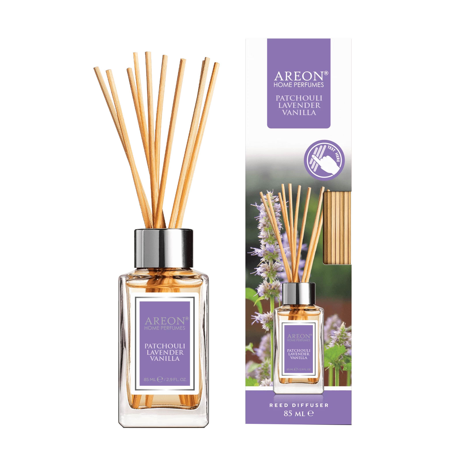 Аромадифузор Areon Patchouli, Lavender &amp; Vanilla, 85 мл
