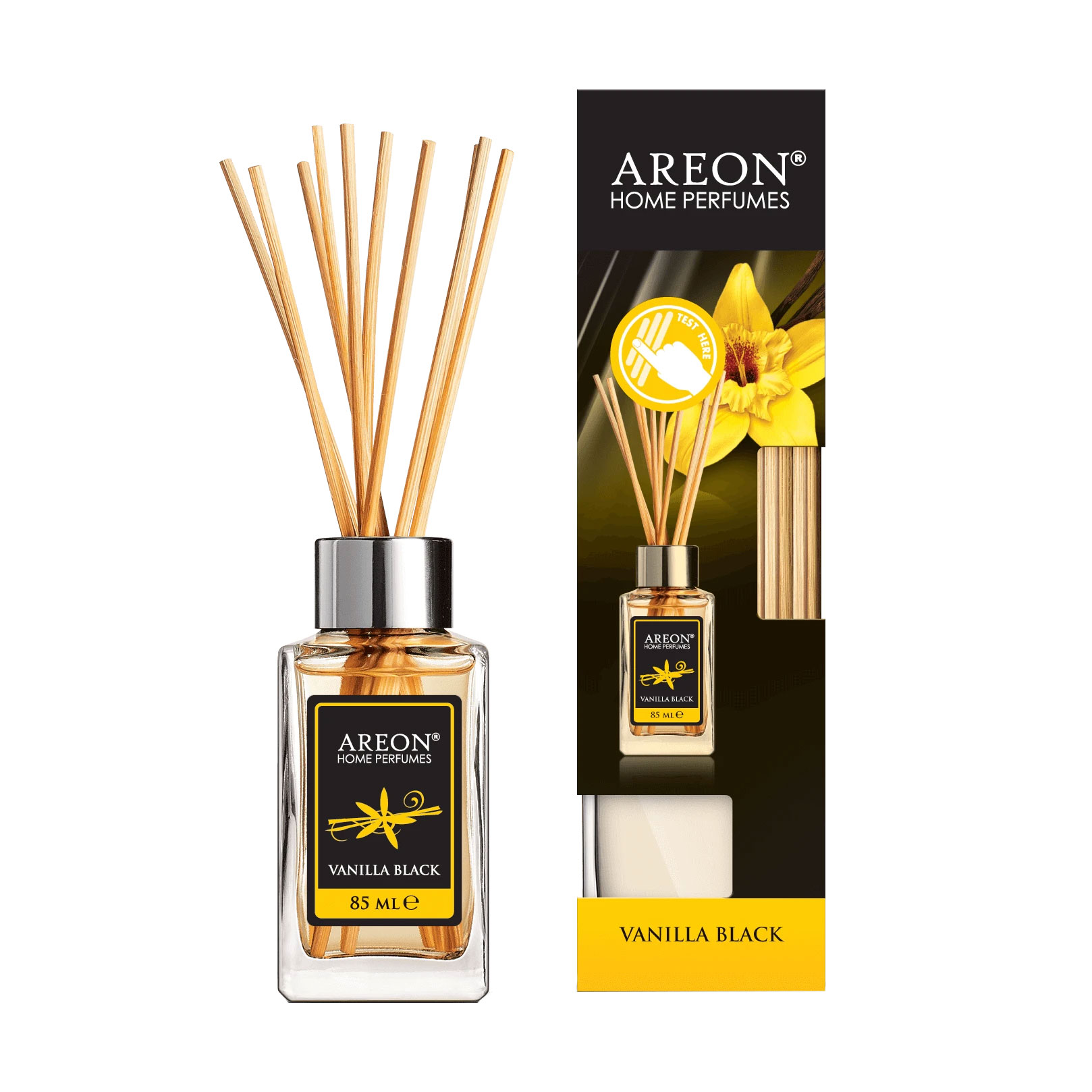 Аромадифузор Areon Vanilla Black, 85 мл