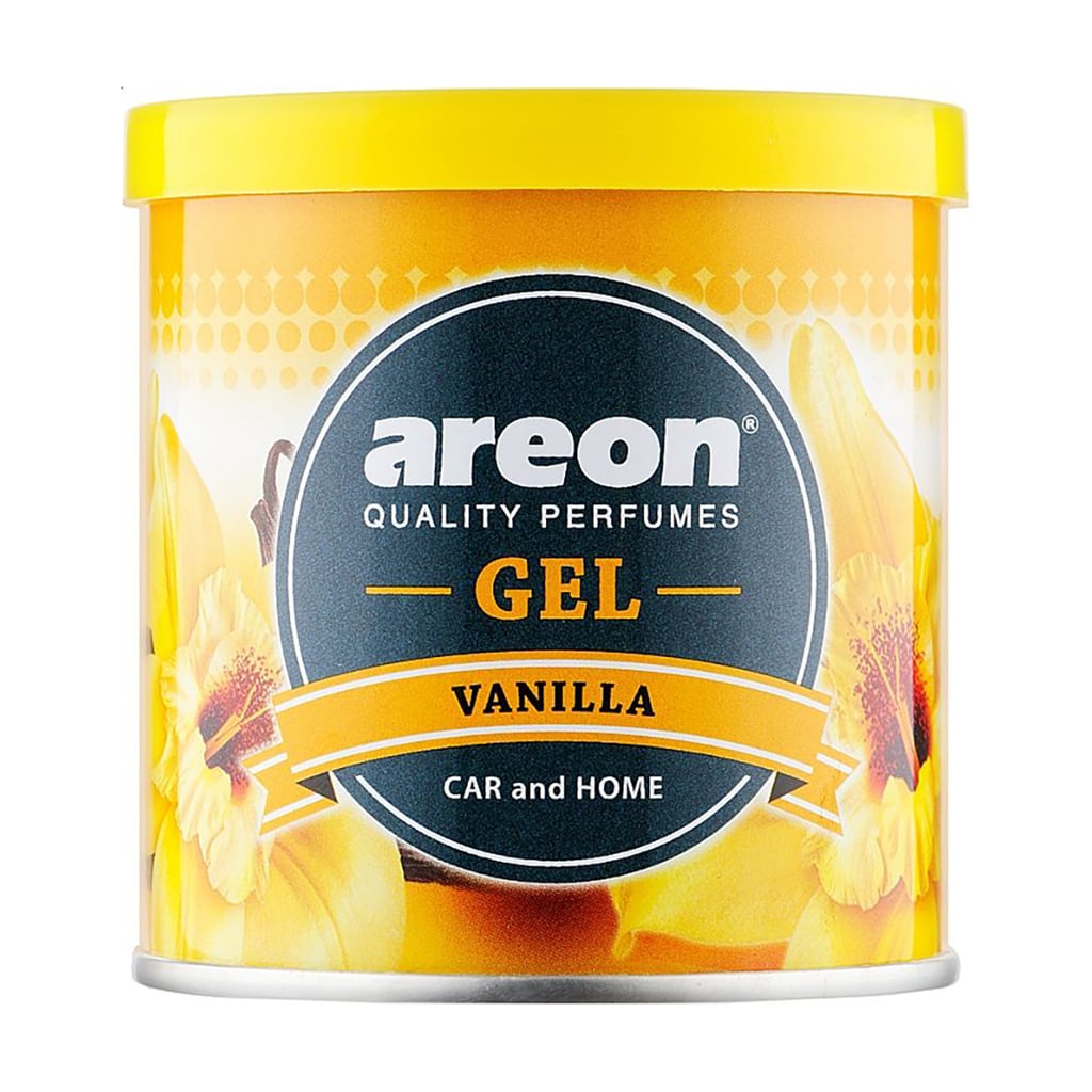 Ароматизатор для автомобіля та дому Areon Gel Car And Home, Vanilla, 80 г